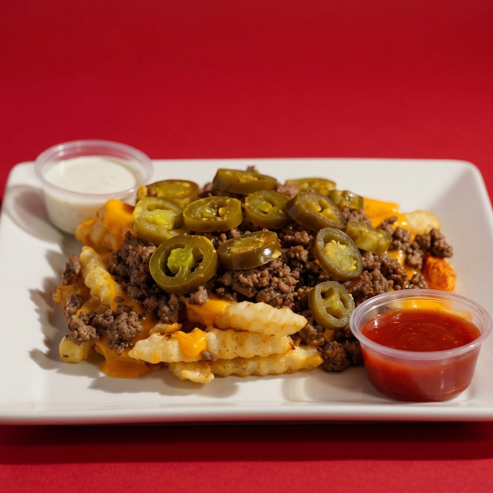 Cheesy Beefy Flex Fries.